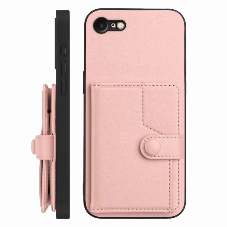 Borsa per carte con bottone RFID Custodia antifurto per telefono, For iPhone SE 2022 / 2020, For iPhone 13 Pro Max, For iPhone 13 Pro, For iPhone 13