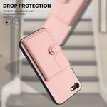 Borsa per carte con bottone RFID Custodia antifurto per telefono, For iPhone SE 2022 / 2020, For iPhone 13 Pro Max, For iPhone 13 Pro, For iPhone 13