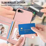 Borsa per carte con bottone RFID Custodia antifurto per telefono, For iPhone SE 2022 / 2020, For iPhone 13 Pro Max, For iPhone 13 Pro, For iPhone 13