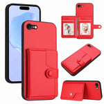 Borsa per carte con bottone RFID Custodia antifurto per telefono, For iPhone SE 2022 / 2020, For iPhone 13 Pro Max, For iPhone 13 Pro, For iPhone 13