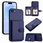 Borsa per carte con bottone RFID Custodia antifurto per telefono, For iPhone SE 2022 / 2020, For iPhone 13 Pro Max, For iPhone 13 Pro, For iPhone 13