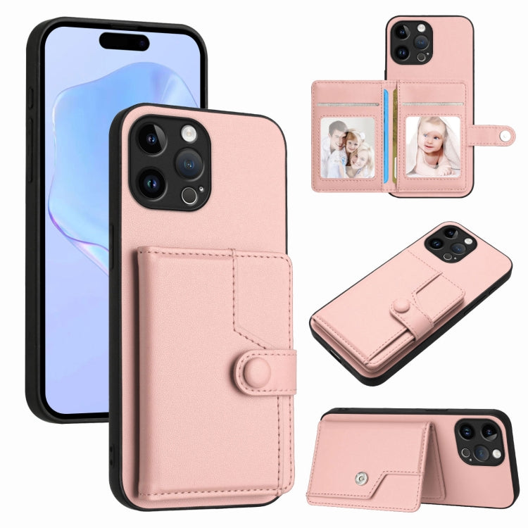 Borsa per carte con bottone RFID Custodia antifurto per telefono, For iPhone SE 2022 / 2020, For iPhone 13 Pro Max, For iPhone 13 Pro, For iPhone 13