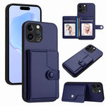 Borsa per carte con bottone RFID Custodia antifurto per telefono, For iPhone SE 2022 / 2020, For iPhone 13 Pro Max, For iPhone 13 Pro, For iPhone 13