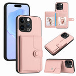 Borsa per carte con bottone RFID Custodia antifurto per telefono, For iPhone SE 2022 / 2020, For iPhone 13 Pro Max, For iPhone 13 Pro, For iPhone 13