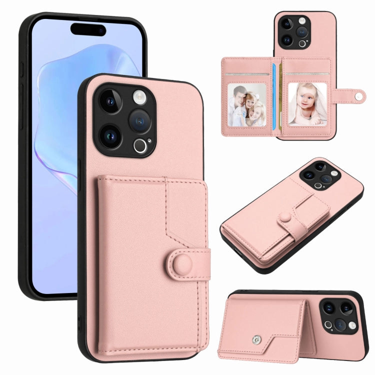 Borsa per carte con bottone RFID Custodia antifurto per telefono, For iPhone SE 2022 / 2020, For iPhone 13 Pro Max, For iPhone 13 Pro, For iPhone 13
