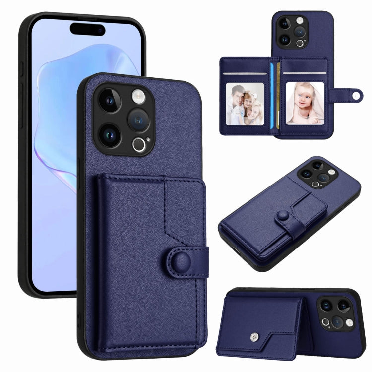 Borsa per carte con bottone RFID Custodia antifurto per telefono, For iPhone SE 2022 / 2020, For iPhone 13 Pro Max, For iPhone 13 Pro, For iPhone 13