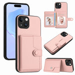 Borsa per carte con bottone RFID Custodia antifurto per telefono, For iPhone 13 mini, For iPhone 12, For iPhone 12 Pro Max, For iPhone 12 Pro