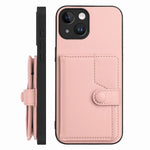 Borsa per carte con bottone RFID Custodia antifurto per telefono, For iPhone 13 mini, For iPhone 12, For iPhone 12 Pro Max, For iPhone 12 Pro