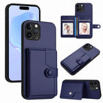 Borsa per carte con bottone RFID Custodia antifurto per telefono, For iPhone 13 mini, For iPhone 12, For iPhone 12 Pro Max, For iPhone 12 Pro