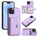 Borsa per carte con bottone RFID Custodia antifurto per telefono, For iPhone 12 mini, For iPhone 11 Pro Max, For iPhone 11, For iPhone 11 Pro