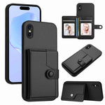 Borsa per carte con bottone RFID Custodia antifurto per telefono, For iPhone XS / X, For iPhone XR, For iPhone XS Max, For iPhone 8 Plus / 7 Plus