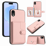 Borsa per carte con bottone RFID Custodia antifurto per telefono, For iPhone XS / X, For iPhone XR, For iPhone XS Max, For iPhone 8 Plus / 7 Plus