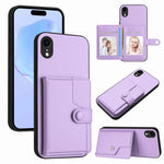 Borsa per carte con bottone RFID Custodia antifurto per telefono, For iPhone XS / X, For iPhone XR, For iPhone XS Max, For iPhone 8 Plus / 7 Plus
