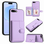 Borsa per carte con bottone RFID Custodia antifurto per telefono, For iPhone XS / X, For iPhone XR, For iPhone XS Max, For iPhone 8 Plus / 7 Plus
