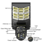 Lampione solare con telecamera HD doppia lente 4G WiFi