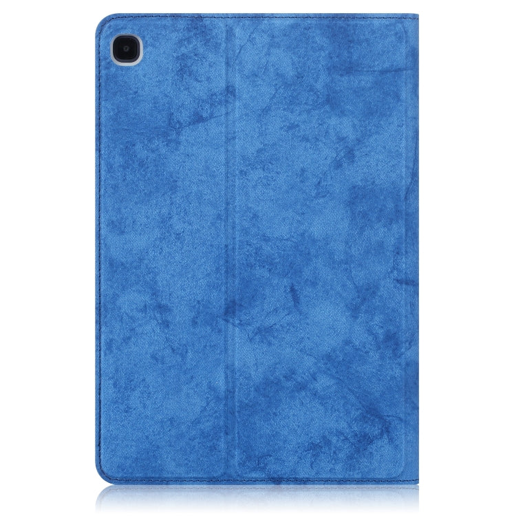Custodia TPU con tessuto marmo per Samsung Galaxy Tab S6 Lite
