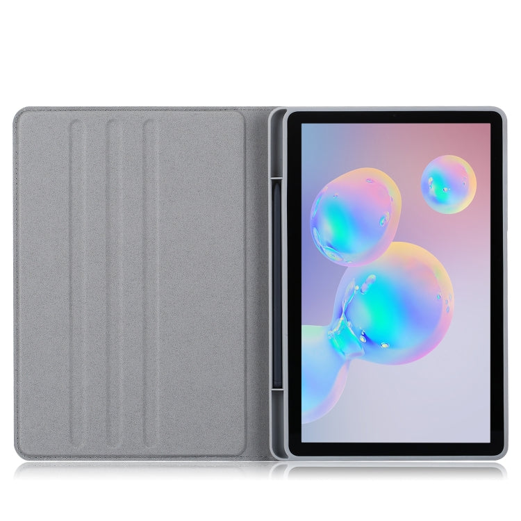 Custodia TPU con tessuto marmo per Samsung Galaxy Tab S6 Lite