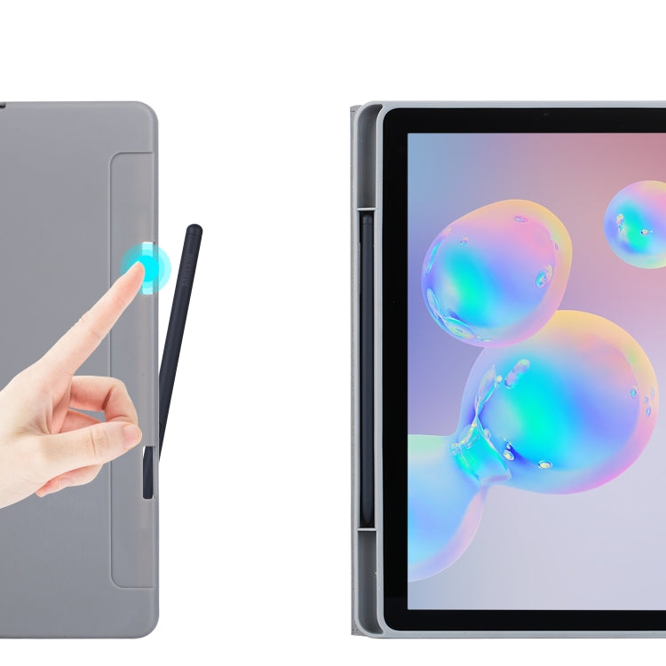 Custodia TPU con tessuto marmo per Samsung Galaxy Tab S6 Lite