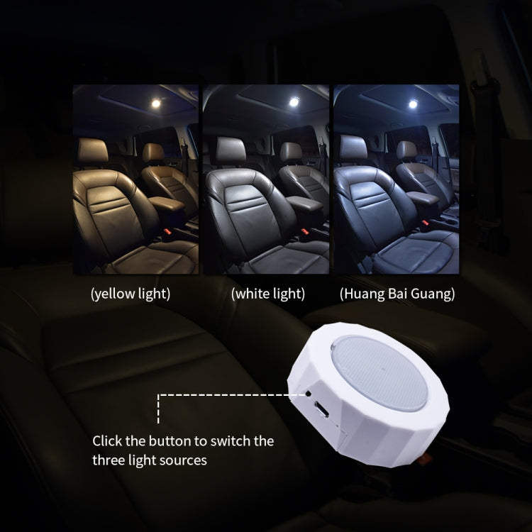 Luce di lettura a LED per auto con ricarica USB DC5V 1W, Z7(Black), Z7(White)