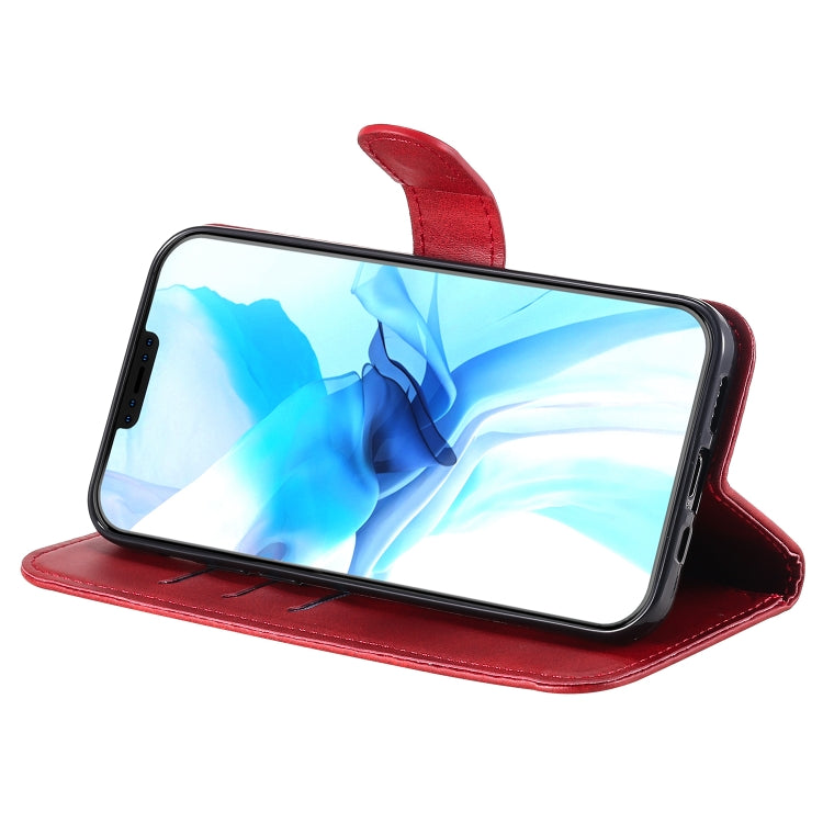 Custodia portafoglio in pelle con cerniera per smartphone