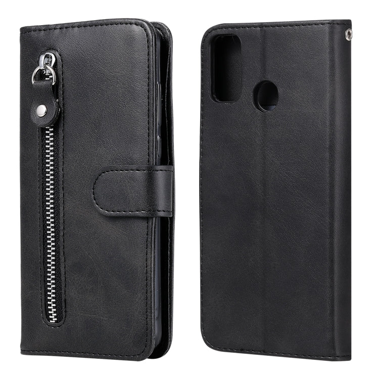 Custodia portafoglio in pelle con cerniera per Galaxy Note20 Ultr