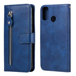 Custodia portafoglio in pelle con cerniera per Galaxy Note20 Ultr