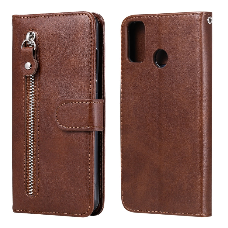 Custodia portafoglio in pelle con cerniera per Galaxy Note20 Ultr