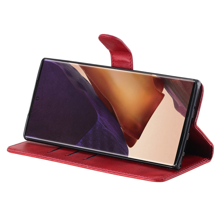 Custodia portafoglio in pelle con cerniera per Galaxy Note20 Ultr