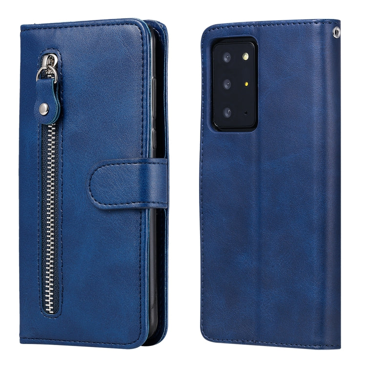 Custodia portafoglio in pelle con cerniera per Galaxy Note20 Ultr