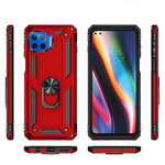 Custodia protettiva antiurto in TPU + PC con supporto girevole a 360 gradi, For Motorola Moto G Fast, For Motorola Moto G 5G Plus