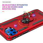 Custodia protettiva antiurto in TPU + PC con supporto girevole a 360 gradi, For Motorola Moto G Fast, For Motorola Moto G 5G Plus