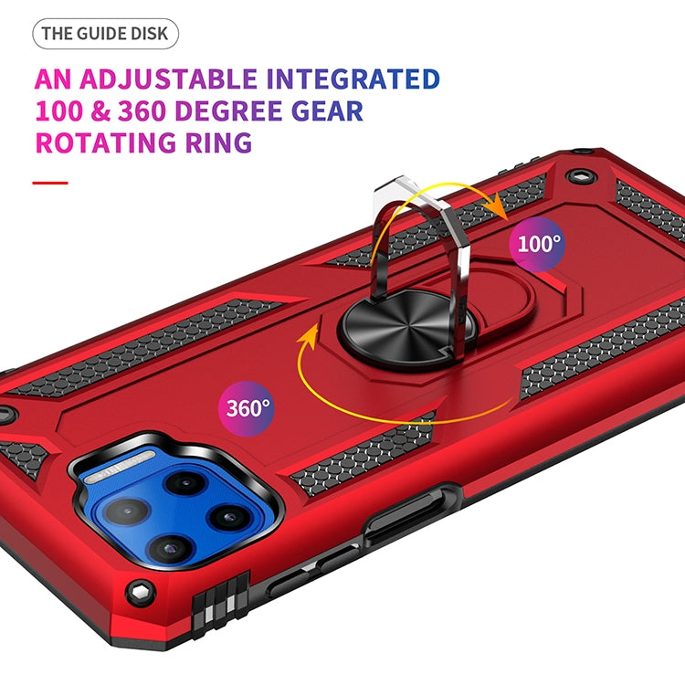 Custodia protettiva antiurto in TPU + PC con supporto girevole a 360 gradi, For Motorola Moto G Fast, For Motorola Moto G 5G Plus