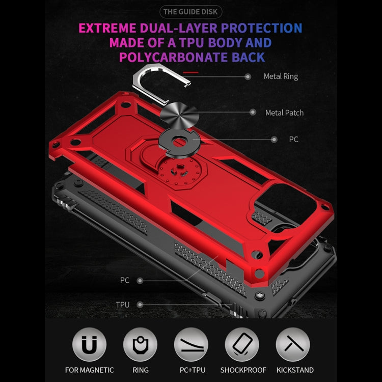 Custodia protettiva antiurto in TPU + PC con supporto girevole a 360 gradi, For Motorola Moto G Fast, For Motorola Moto G 5G Plus