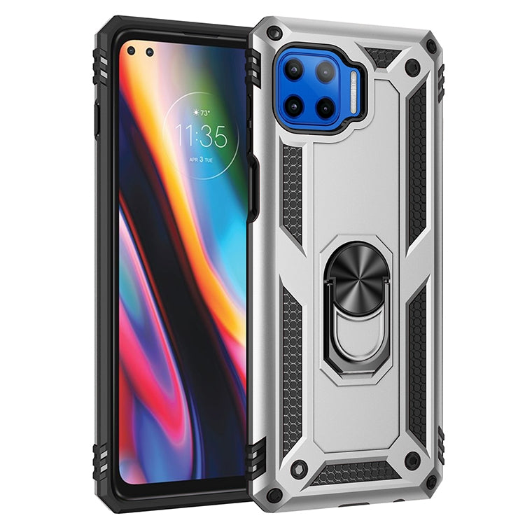Custodia protettiva antiurto in TPU + PC con supporto girevole a 360 gradi, For Motorola Moto G Fast, For Motorola Moto G 5G Plus