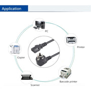 Cavo di alimentazione per computer PC con spina AU a 3 pin, 1.5m, 3m, 5m