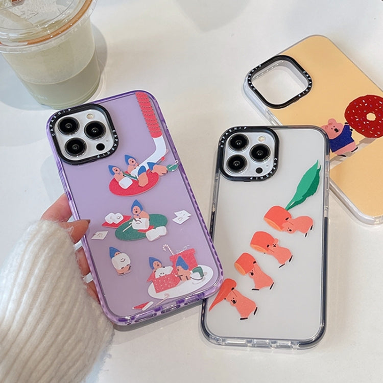 Custodia completa con motivo per iPhone 16 Pro Max