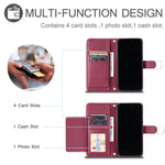 Custodia portafoglio in pelle per iPhone 18 Pro