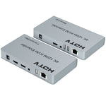 Extender HDMI USB KVM 4K da 120 m con EU/US/UK Plug