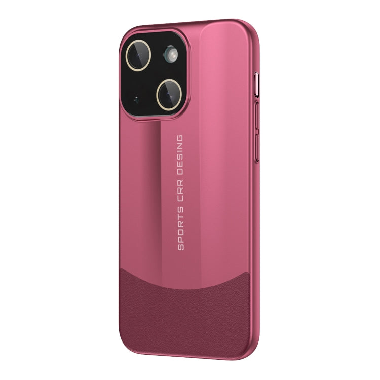 Custodia per telefono con copertura totale in pelle vegetariana serie Skin Feel, For iPhone 15 Pro Max, For iPhone 15 Pro, For iPhone 15 Plus, For iPhone 15
