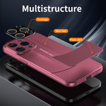 Custodia per telefono con copertura totale in pelle vegetariana serie Skin Feel, For iPhone 13 Pro Max, For iPhone 13 Pro, For iPhone 13, For iPhone 12