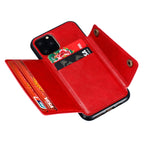 Custodia in pelle con supporto per iPhone 12