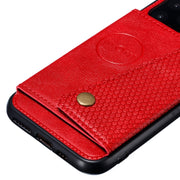 Custodia in pelle con supporto per iPhone 12