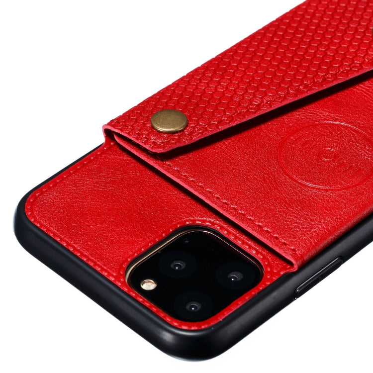 Custodia in pelle con supporto per iPhone 12