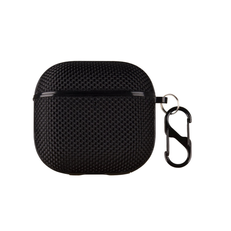 Custodia per auricolari wireless impermeabile in nylon con gancio, For AirPods Pro 3, For AirPods 4, For AirPods Pro 2