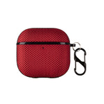 Custodia per auricolari wireless impermeabile in nylon con gancio, For AirPods Pro 3, For AirPods 4, For AirPods Pro 2