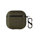 Custodia per auricolari wireless impermeabile in nylon con gancio, For AirPods Pro 3, For AirPods 4, For AirPods Pro 2