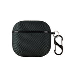 Custodia per auricolari wireless impermeabile in nylon con gancio, For AirPods Pro 3, For AirPods 4, For AirPods Pro 2