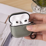 Custodia per auricolari wireless impermeabile in nylon con gancio, For AirPods Pro 3, For AirPods 4, For AirPods Pro 2