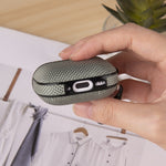 Custodia per auricolari wireless impermeabile in nylon con gancio, For AirPods Pro 3, For AirPods 4, For AirPods Pro 2