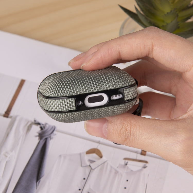 Custodia per auricolari wireless impermeabile in nylon con gancio, For AirPods Pro 3, For AirPods 4, For AirPods Pro 2